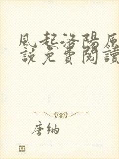 风起洛阳原著小说免费阅读