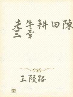 老牛耕田陈雪第三章