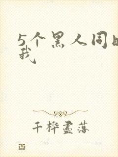 5个黑人同时玩我