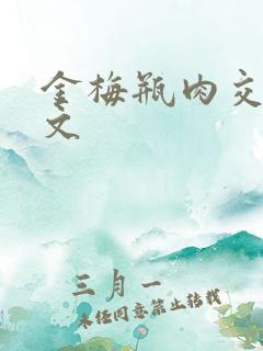 金梅瓶肉交白话文