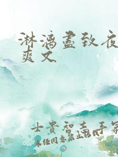 淋漓尽致夜晚小爽文