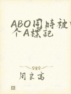 ABO同时被四个A标记