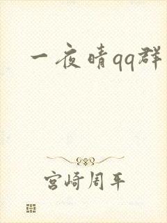 一夜晴qq群