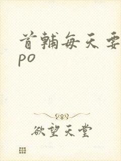 首辅每天要不够po