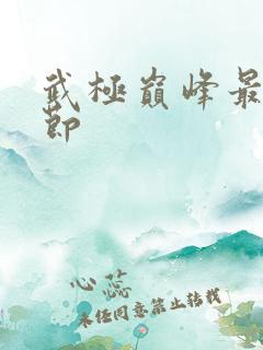 武极巅峰最新章节