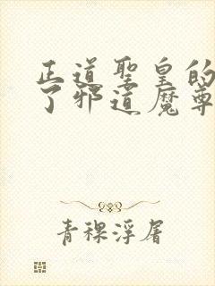 正道圣皇的我娶了邪道魔尊 小说