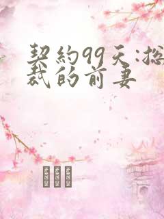 契约99天:总裁的前妻