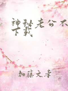 神秘老公不见面下载