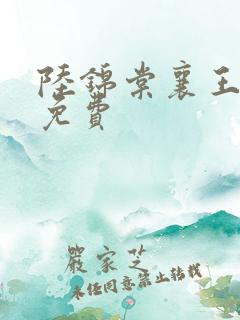 陆锦棠襄王全文免费