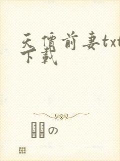 天价前妻txt下载