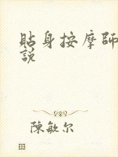 贴身按摩师 小说