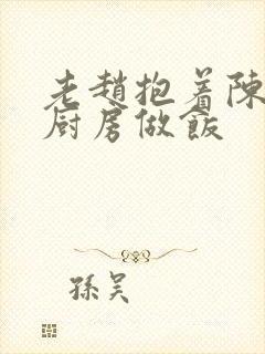 老赵抱着陈婷在厨房做饭