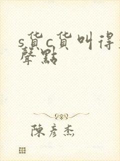 s货c货叫得大声点