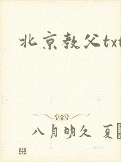 北京教父txt
