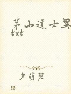 茅山道士异界游txt