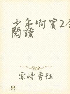 少年啊宾2全文阅读