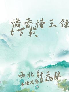 怜香惜玉录txt下载