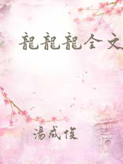 龙龙龙全文阅读