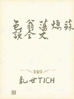 色翁荡熄苏钥小说全文