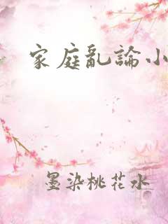 家庭乱论小说