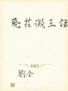 飞花溅玉录
