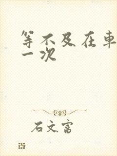 等不及在车里做一次