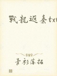 战龙返秦txt