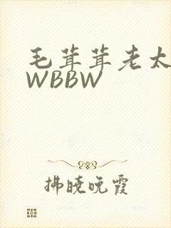 毛茸茸老太BBWBBW