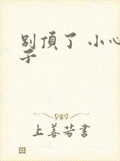 别顶了 小心孩子