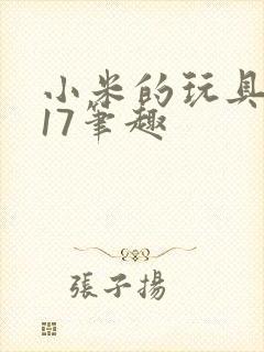 小米的玩具日记17笔趣