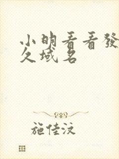 小明看看发布永久域名