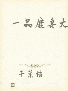 一品废妻大结局