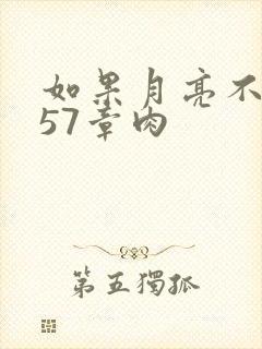 如果月亮不抱你57章肉