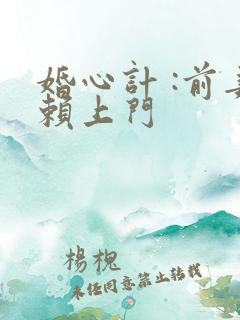 婚心计 :前妻赖上门