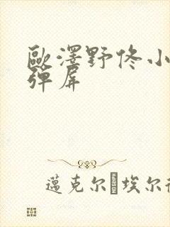 欧泽野佟小曼无弹屏