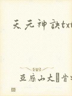 天元神诀txt