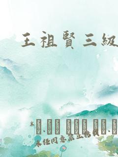 王祖贤三级
