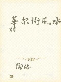 华尔街风水师txt