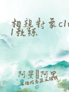 相亲对象c1v1教练