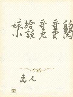 嫁给哥哥的情敌小说免费阅读