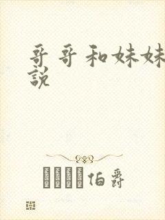 哥哥和妹妹的小说