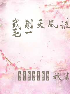 武则天风流艳情毛一