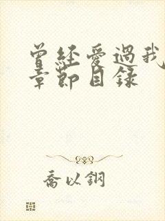 曾经爱过我刘念章节目录