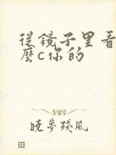 从镜子里看我怎么c你的