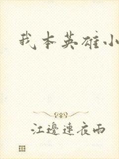 我本英雄小说