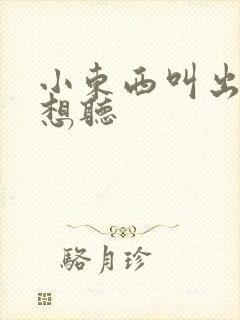 小东西叫出来我想听