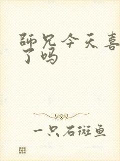 师兄今天喜欢我了吗