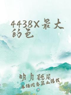 4438X最大的色