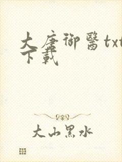 大唐御医txt下载