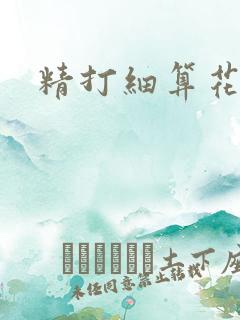 精打细算花满筛